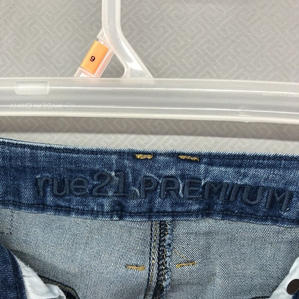 New Mens Rue21 Jean Size 32/36 (32/32) Premium Stacked Skinny Patch Distressed - Picture 4 of 12